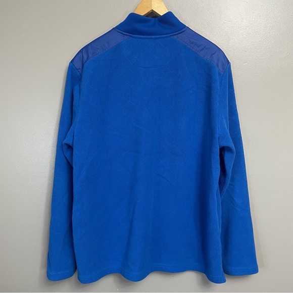 Tommy Bahama Mens L blue fleece pullover 1/4 Zip Athleisure active - Picture 3 of 13